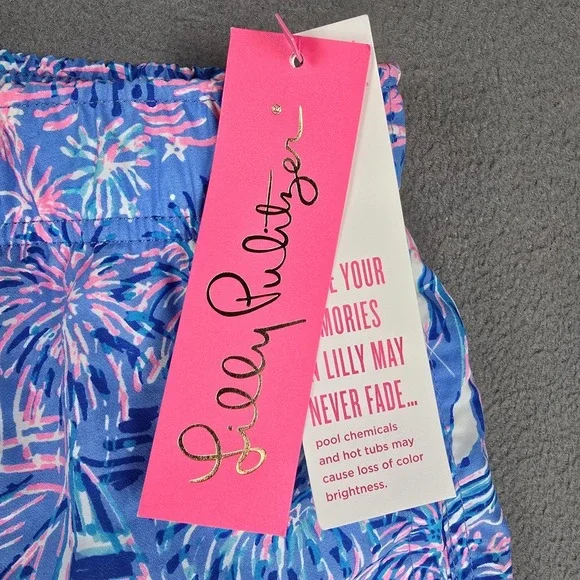 Lilly Pulitzer Swim Trunks Shorts Mens XL Blue Its A Sailabration Print NWT - Picture 4 of 12